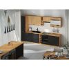 Virtuvės spintelė Modena 89x89dn 1f bb juoda/ ąžuolas artisan paveikslėlis