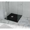 Kvadratinis dušo padėklas "Opal" 90/90/2,6 juodas paveikslėlis