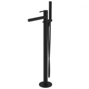 Paveikslėlis Laisvai pastatomas vonios maišytuvas Pi juodas matinis