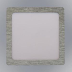 Paveikslėlis LED skydelio blokas 6W 4200K Square Chrome