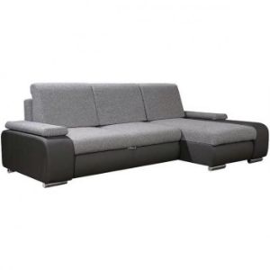 Paveikslėlis Kampinė sofa su miego funkcija Latte Inari 91 + Madryt 195 universalus