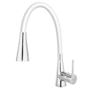 Paveikslėlis Lankstus kriauklės maišytuvas Zumba II baltas