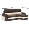 Kampinė sofa su miego funkcija Artemis 5/1 universalus paveikslėlis