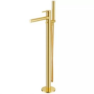 Paveikslėlis Laisvai pastatomas vonios maišytuvas Pi, aukso blizgesys