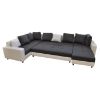 Kampinė sofa su miego funkcija Toscana I + Puf Soft 17 + Boss 12 dešininė paveikslėlis