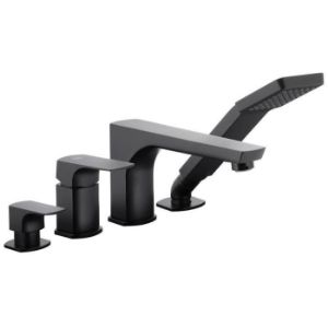 Paveikslėlis 4 angų vonios maišytuvas Mokait Black
