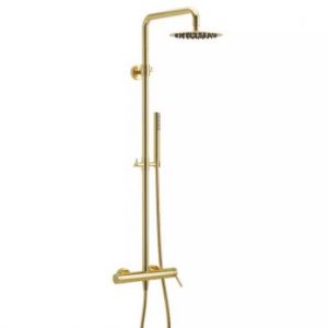 Paveikslėlis Dušo rinkinys Rain gold gloss arex.1281gl