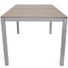 Aliuminio stalas Polywood sidabro/taupe paveikslėlis
