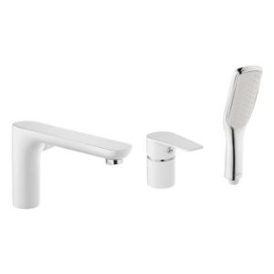 Paveikslėlis 3 angų vonios maišytuvas Dokos White