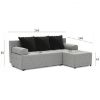 Kampinė sofa su miego funkcija Max Inari 91 + Inari 100 universalus paveikslėlis