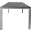 Aliuminio stalas Polywood sidabrinis/juodas paveikslėlis