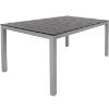 Aliuminio stalas Polywood sidabrinis/juodas paveikslėlis