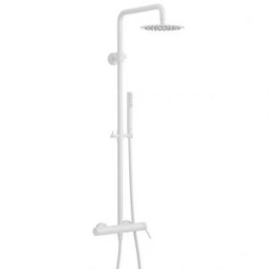 Paveikslėlis Dušo komplektas Rain white matt arex.1281wh