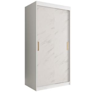 Paveikslėlis Spinta Marble T 100 White/Marble White