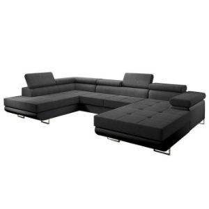 Paveikslėlis Kampinė sofa su miego funkcija Lotus U Orinoco 100+Madryt 1100 kairėje pusėje