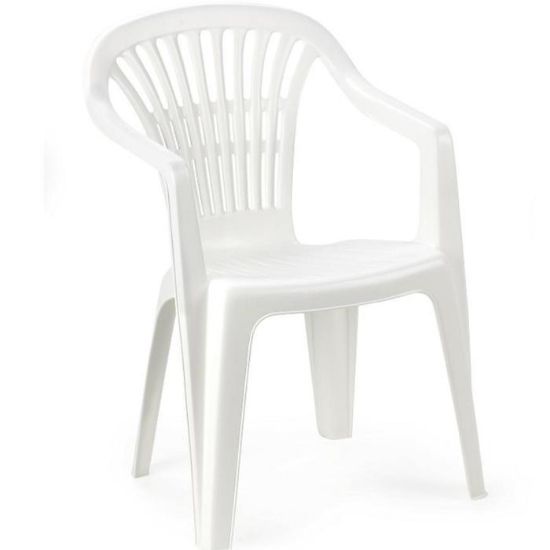 Plastikinė sodo kėdė "Scilla" balta paveikslėlis