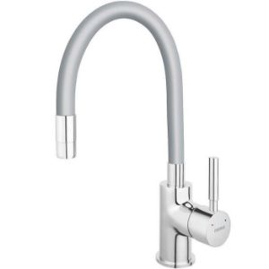 Paveikslėlis Lankstus pilkas Zumba plautuvės maišytuvas