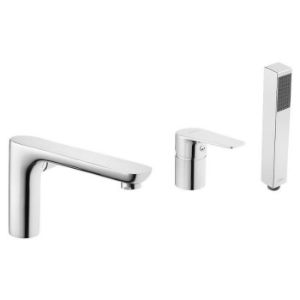 Paveikslėlis 3 angų vonios maišytuvas Dokos Chrome