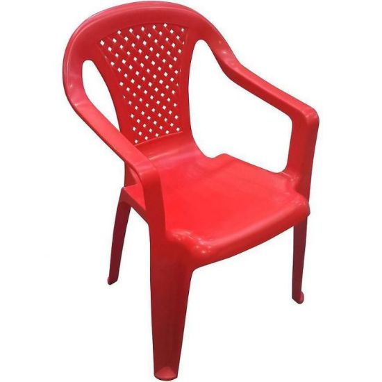 Vaikiška kėdė raudona paveikslėlis