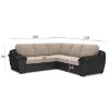 Kampinė sofa su miego funkcija Amy Dot 15 + Eko juoda universalus paveikslėlis