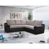 Kampinė sofa su miego funkcija Amy Dot 15 + Eko juoda universalus paveikslėlis