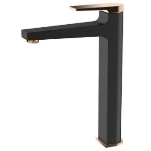 Paveikslėlis Praustuvo maišytuvas High Midnight Black/ Gold Rose