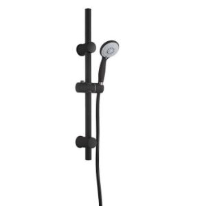 Paveikslėlis Tamsus dušo rinkinys AU-02-001 juodas 3F