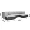 Kampinė sofa su miego funkcija Santiago Madrid 1100 + Malmo 92 universalus paveikslėlis