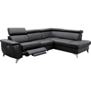 Paveikslėlis Kampinė sofa be miegamojo funkcijos Lince 1TVE-ELE1-OTM/BK Madras 207 CZ dešininė
