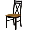 Stalo ir kėdžių komplektas Cezar 1+6 st41 140x80+40 +W114 wotan/juoda paveikslėlis