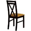 Stalo ir kėdžių komplektas Cezar 1+6 st41 140x80+40 +W114 wotan/juoda paveikslėlis