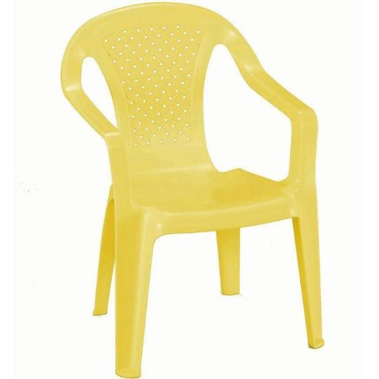 Vaikiška kėdutė geltona paveikslėlis