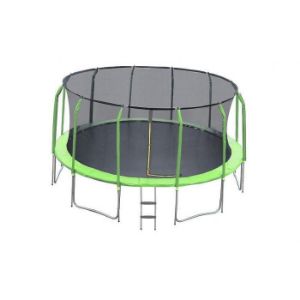 Paveikslėlis Trampolina Comfort z drabinką 457cm zielona 