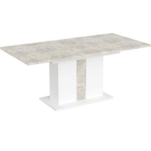 Paveikslėlis Pilkos spalvos betoninis/baltas stalas