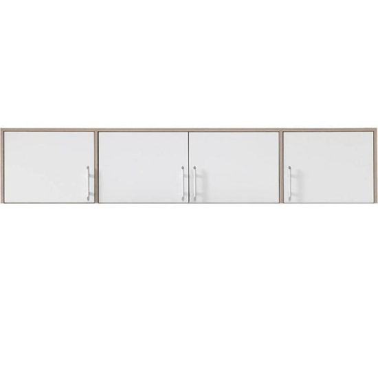 Nadstawka szafy Smart SRN1 200 cm dąb sonoma/biały paveikslėlis