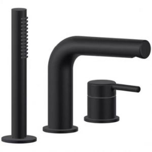 Paveikslėlis 3 angų vonios maišytuvas Pi juodas matinis