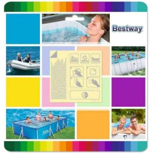 Paveikslėlis Vandeniui atsparus remontinis pleistras 6,5CMX6,5CM 10 vienetų 62091