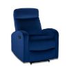 Fotel z funkcją relax Genua c. niebieski paveikslėlis