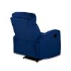 Fotel z funkcją relax Genua c. niebieski paveikslėlis