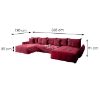 Kampinė sofa su miegamąja funkcija Bono New U Vogue 7 universali paveikslėlis