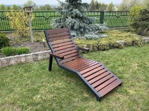 Paveikslėlis Sodo šezlongas Loft iš palisandro