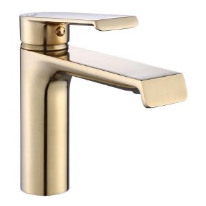 Paveikslėlis  Bateria umywalkowa Rea Hass złoto szczotkowane 