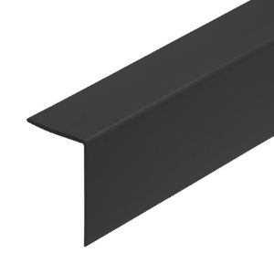 Paveikslėlis PVC kampinis strypas 30x30 juodas 2,75 m