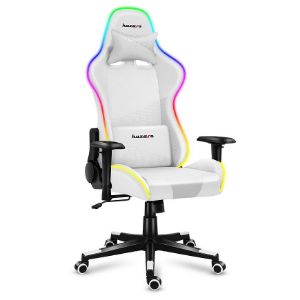Paveikslėlis HZ-Force 6.2 White RGB žaidimų kėdė