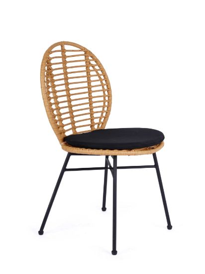 Krzesło Spin naturalny/czarny paveikslėlis