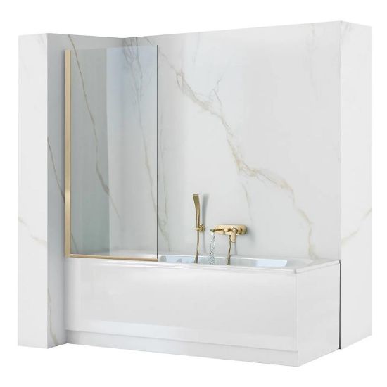 Vonios užsklanda Elegant Gold 70x140 paveikslėlis