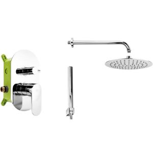 Paveikslėlis "Halit" paslėpto montavimo dušo rinkinys