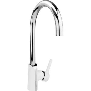 Paveikslėlis Stacionarus praustuvo maišytuvas Angelit baltas chromas