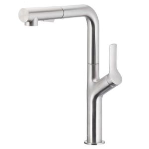 Paveikslėlis Duero Design Inox kriauklės maišytuvas su ištraukiamu purkštuku