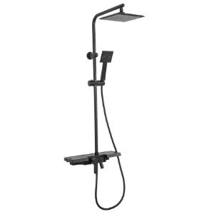 Paveikslėlis Bravo juodas dušo rinkinys Rea P0636